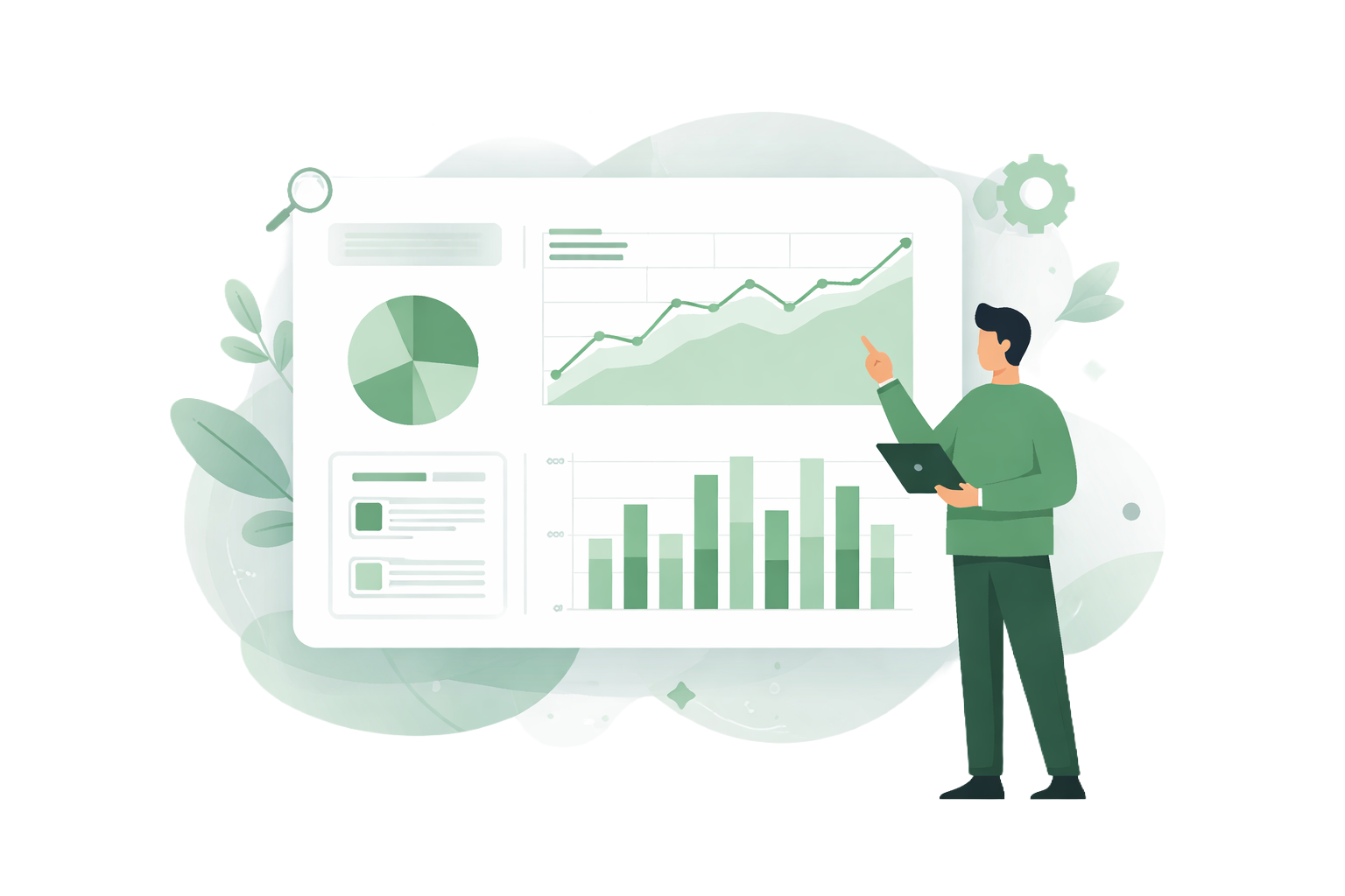 Manager reviewing candidate results in the dashboard